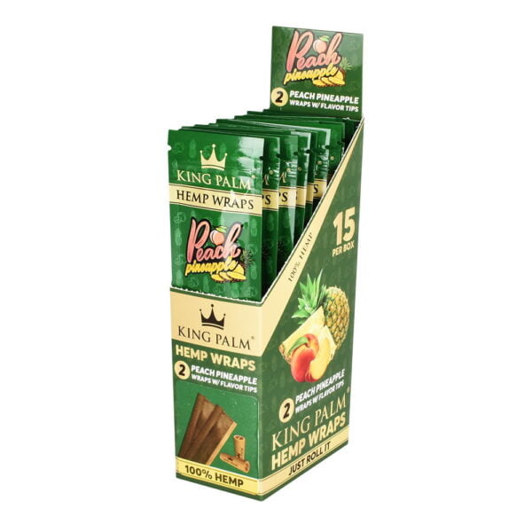 King Palm Hemp Wraps 2pk | Peach Pineapple