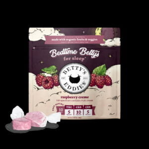 Raspberry Creme | Bedtime Betty's | Fruit Chews | 50mg
