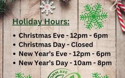 Peep our holiday hours & make sure your celebrations are extra green this year! #commavecanna #happyholidays #holidayhours #Christmaseve #Christmas #newyearseve #newyearsday #brookline #boston #cannabiscommunity #commavecanna