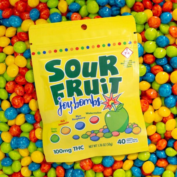 Sour Fruit Joy Bombs | Candy | 40pk | 100mg