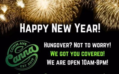 Happy New Year! Thank you for all your support in 2023! We are so excited for what 2024 has in store! Swing by and start the new year right! We are open regular hours today! 10am-8pm! #newyear #newyearsday #opennewyearsday #commavecanna #boston #brookline #cannabiscommunity #familyowned #2024 #newyear2024 #commavecanna