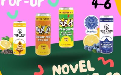 This Friday! Novel Beverage will be here from 4pm-6pm for a popup! Swing by for some uninfused tastings & good vibes! #Commavecanna #Education #Cannabiscommunity #popup #Boston #Brookline #supportsmallbusiness #familyowned #Buzzy #commavecanna