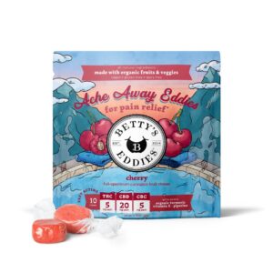 Cherry | Ache Away Eddies | Fruit Chews | 50mg