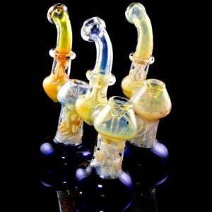 Silver Fumed Color Changing Sherlock Glass Bubbler