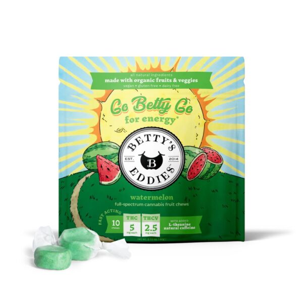 Watermelon | Go Betty Go | Fruit Chews | 50mg