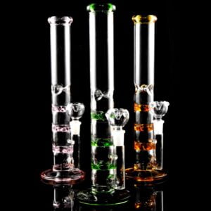 12" Straight Shooter Bong with Triple Vortex Percs