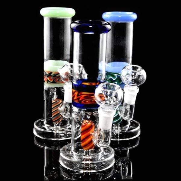 Colorful Straight Shooter w/ Perc | Bong | 7"