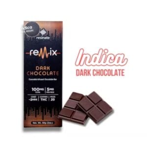 Dark Chocolate (INDICA) | Live Resin Chocolate | 100mg