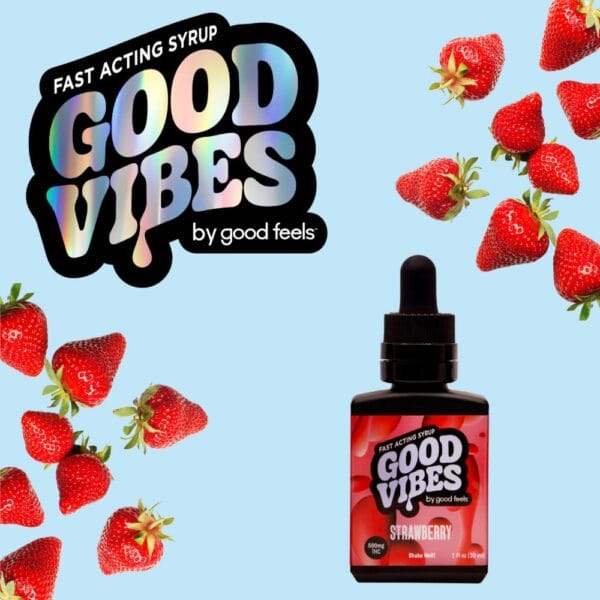 Good Vibes Strawberry Syrup | Tincture | 500mg