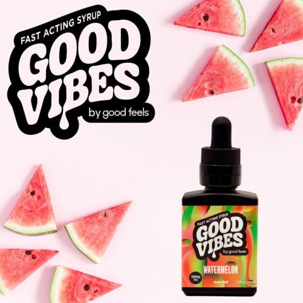 Good Vibes Watermelon Syrup | Tincture | 500mg