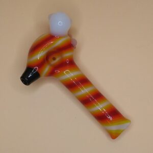 Candy Stripe Orange Handpipe