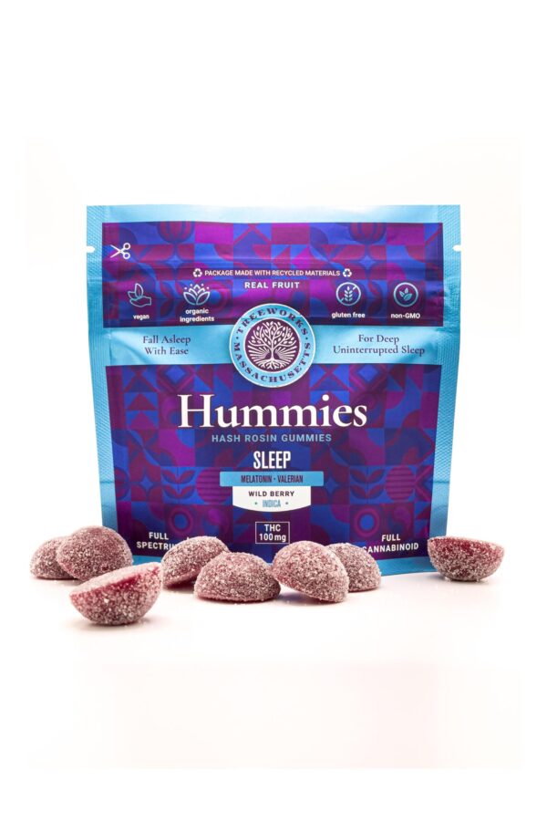 Sleep Wild Berry INDICA | Hash Rosin Gummies | 100mg