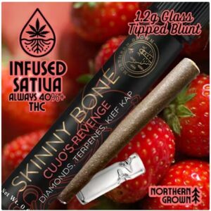 Northern Grown | Cujo's Revenge | Skinny Bone Infused Blunt | 1.5g