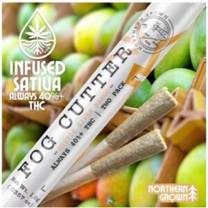 Northern Grown | Mystic River Mango | Fog Cutter Infused Pre-Rolls 2pk | 1g