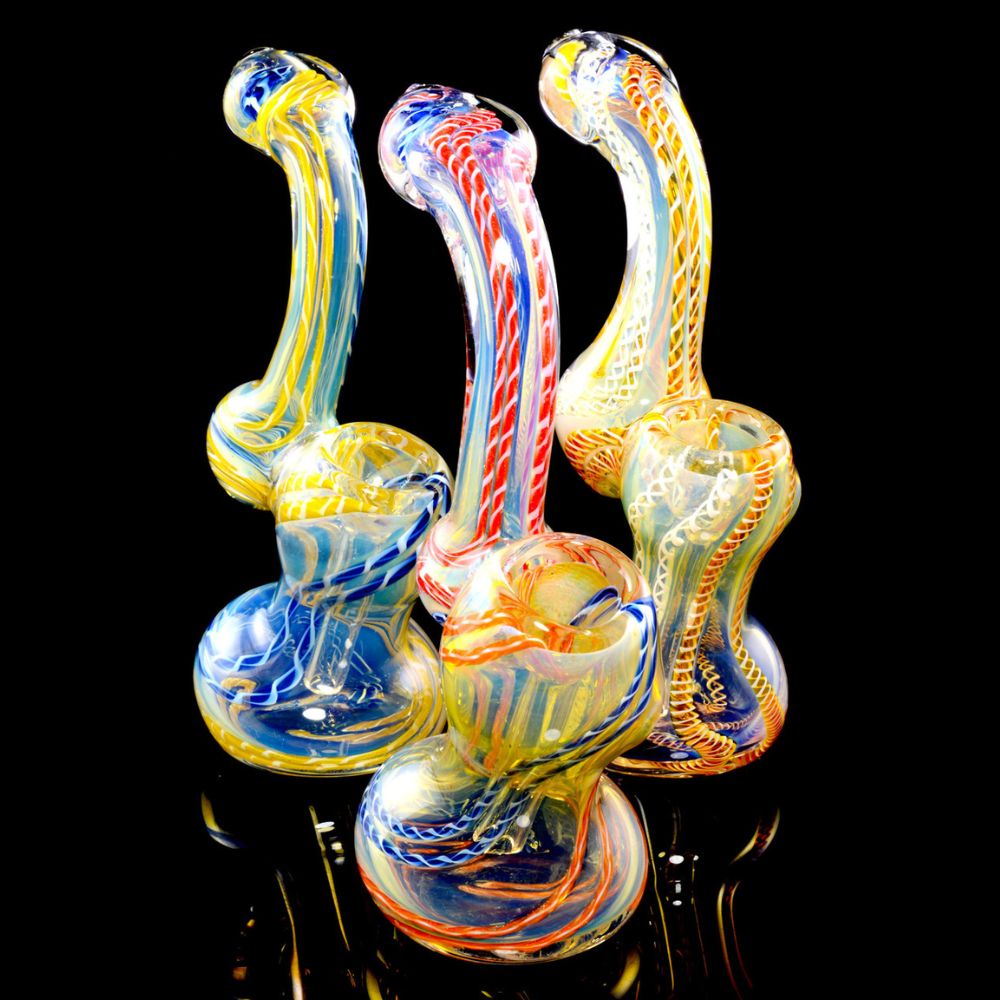 Color Changing Glass Sherlock Bubbler | Various Colors