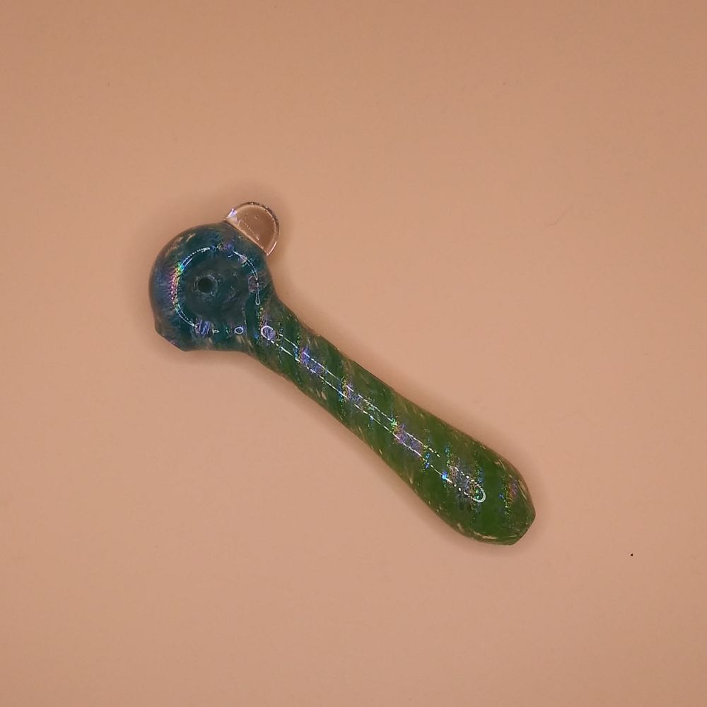 Green Dichro Swirl Pattern - Image 2