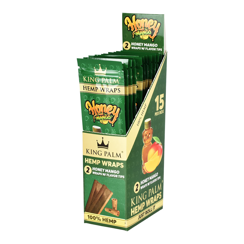 King Palm Hemp Wraps 2pk | Honey Mango - Image 2