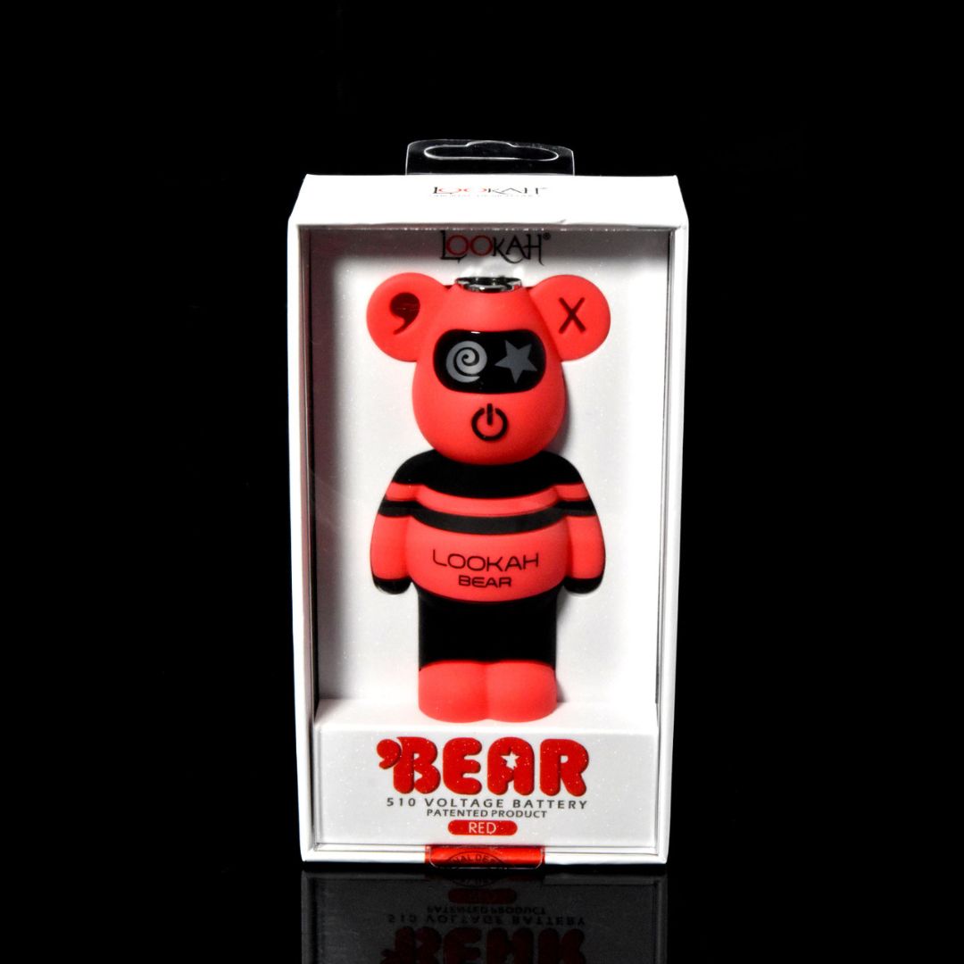 lookah bear | vape battery | red | comm ave canna Lookah Bear | Vape Battery | Red