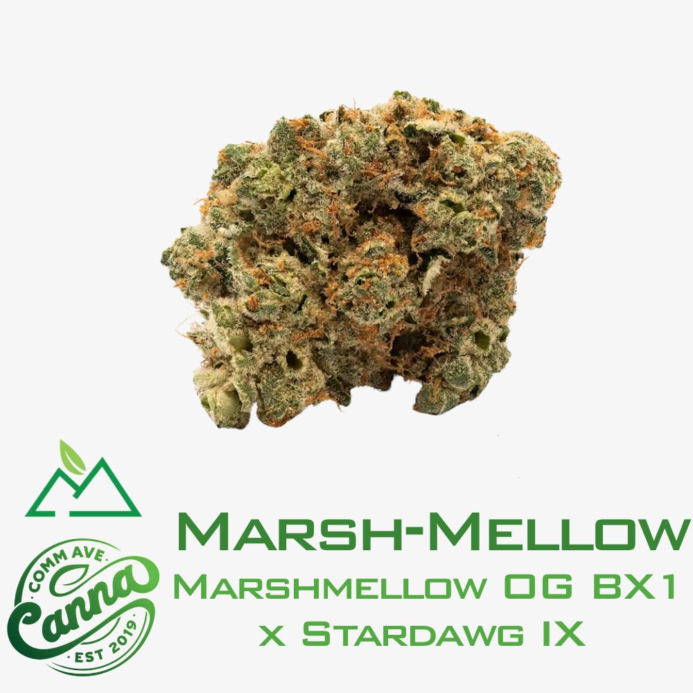 marsh-mellow | flower | 3.5g | comm ave canna Marsh-Mellow | Flower | 3.5g