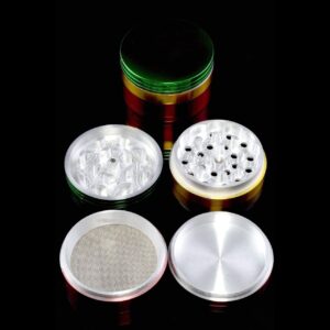 Rasta Aluminum Grinder | 4 Piece 63mm