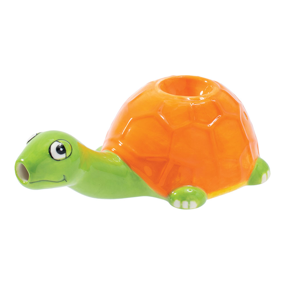 Sea Turtle Ceramic Pipe - 4.5" | Comm Ave Canna - Image 3