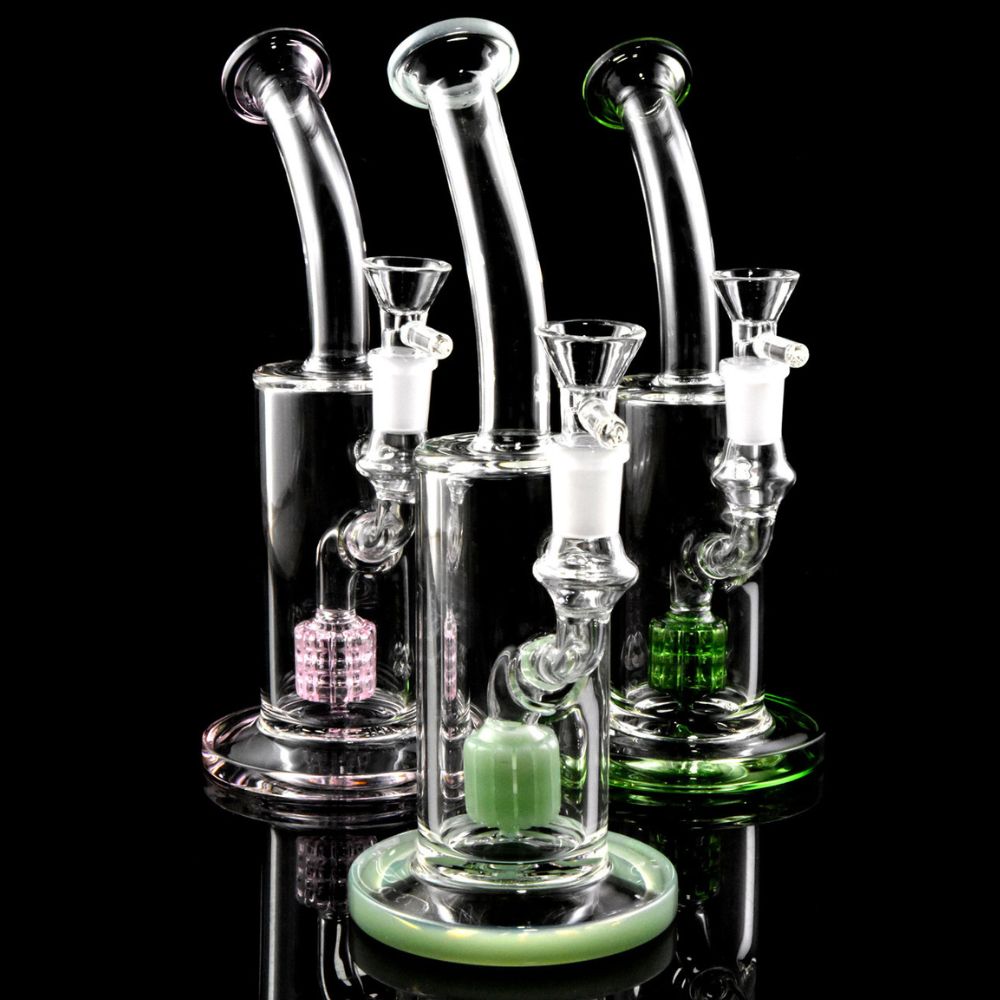 small bent neck straight shooter | various colors | comm ave canna Small Bent Neck Straight Shooter | Various Colors