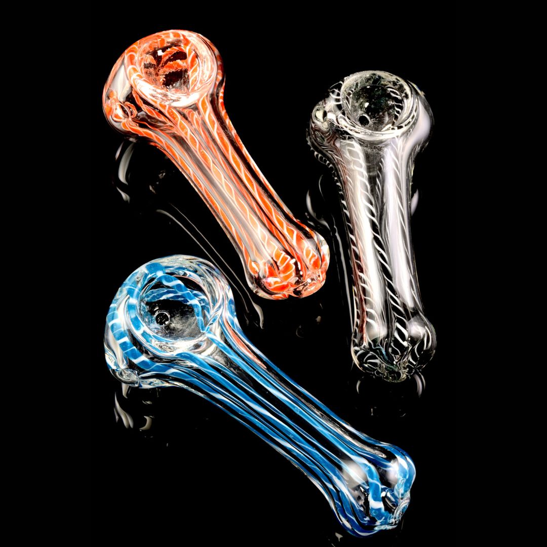 Small Striped | Glass Pipe