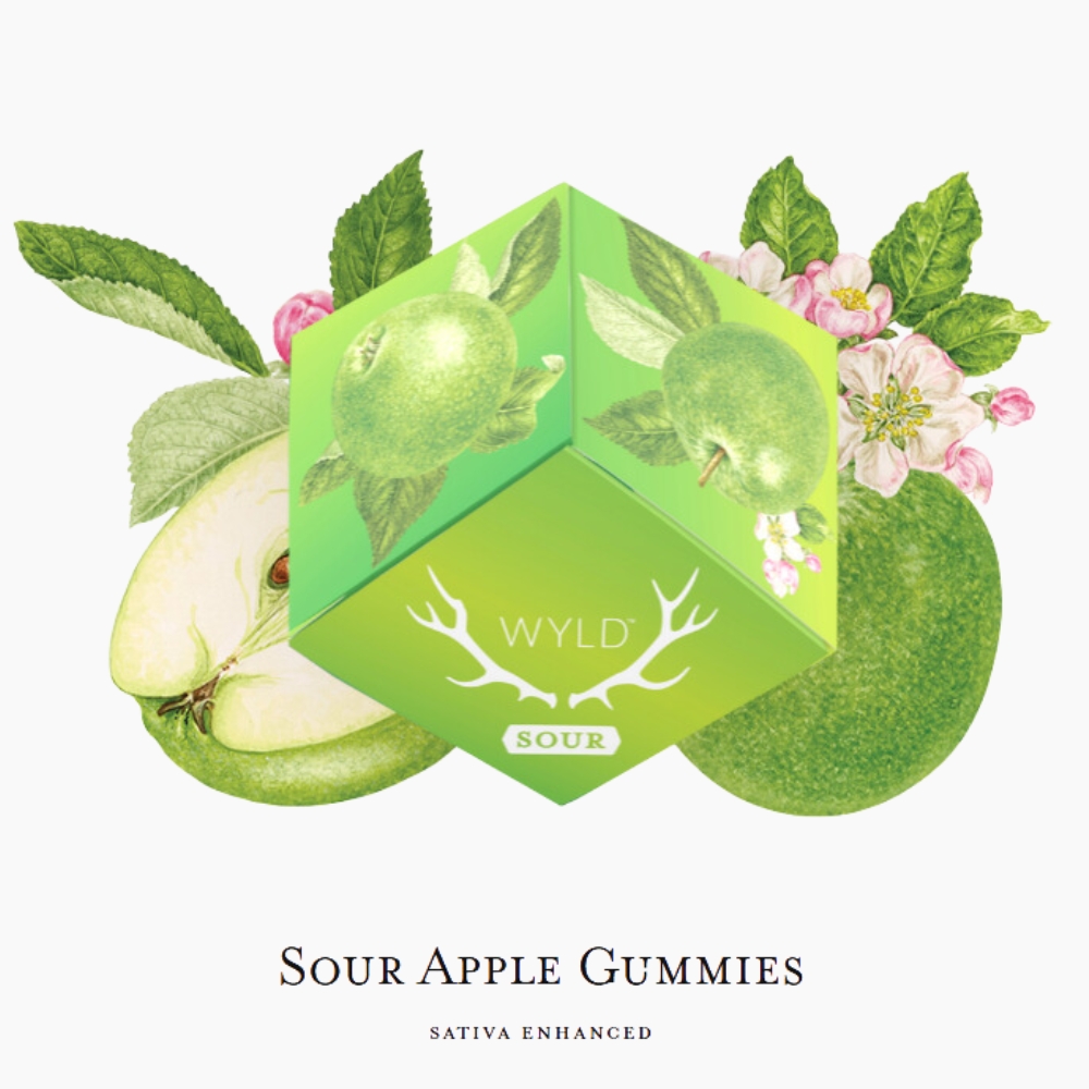 sour apple (sativa) | gummies | 100mg | comm ave canna Sour Apple (SATIVA) | Gummies | 100mg