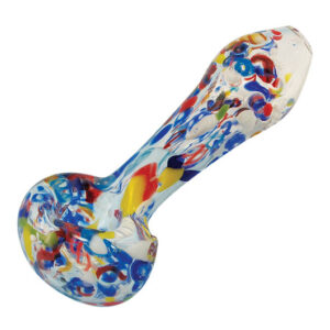 Splatter Frit Glass Pipe