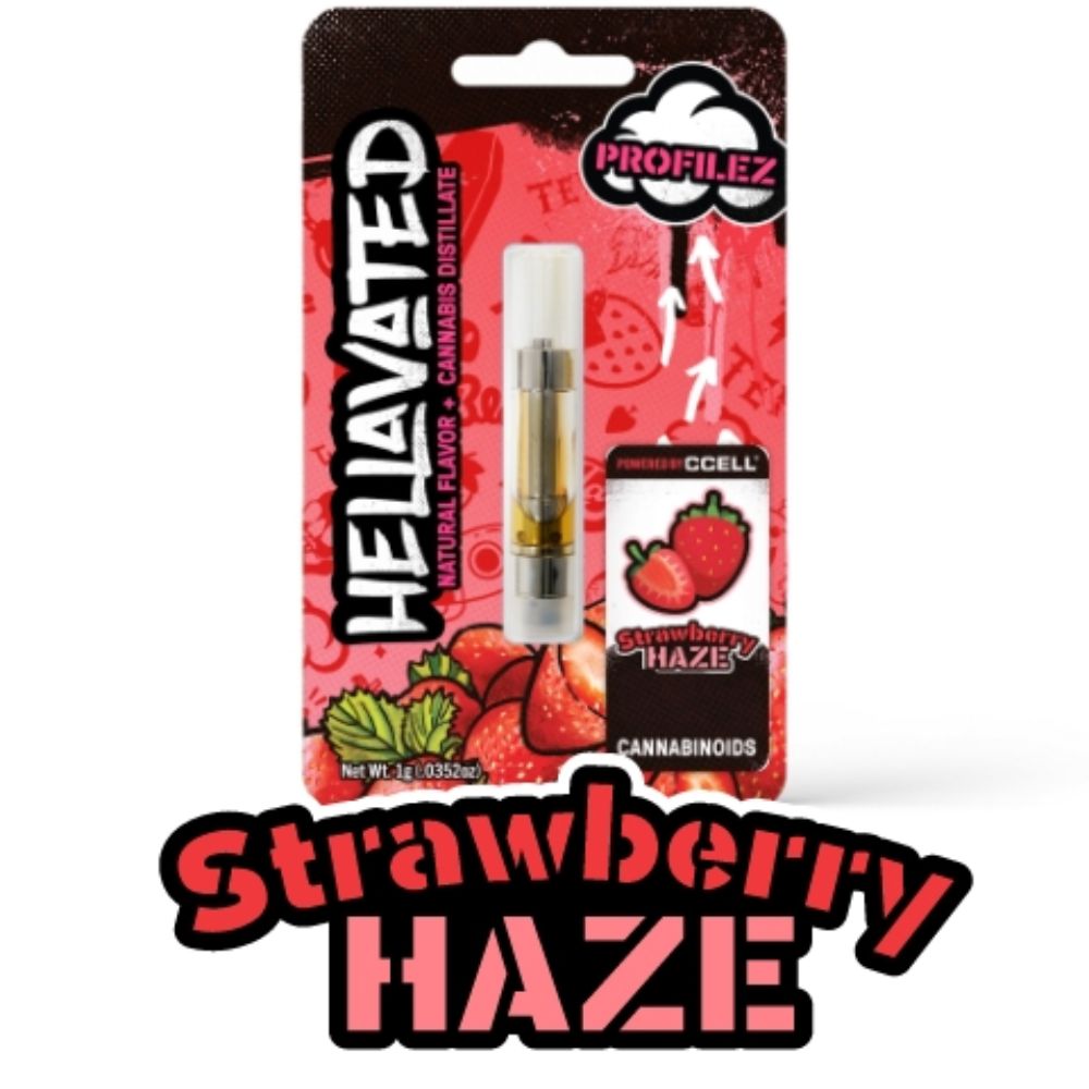 strawberry haze | distillate cartridge | 1g | comm ave canna Strawberry Haze | Distillate Cartridge | 1g