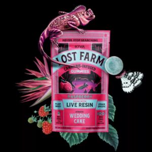 wedding cake x raspberry | live resin gummies | 100mg | comm ave canna Wedding Cake x Raspberry | Live Resin Gummies | 100mg
