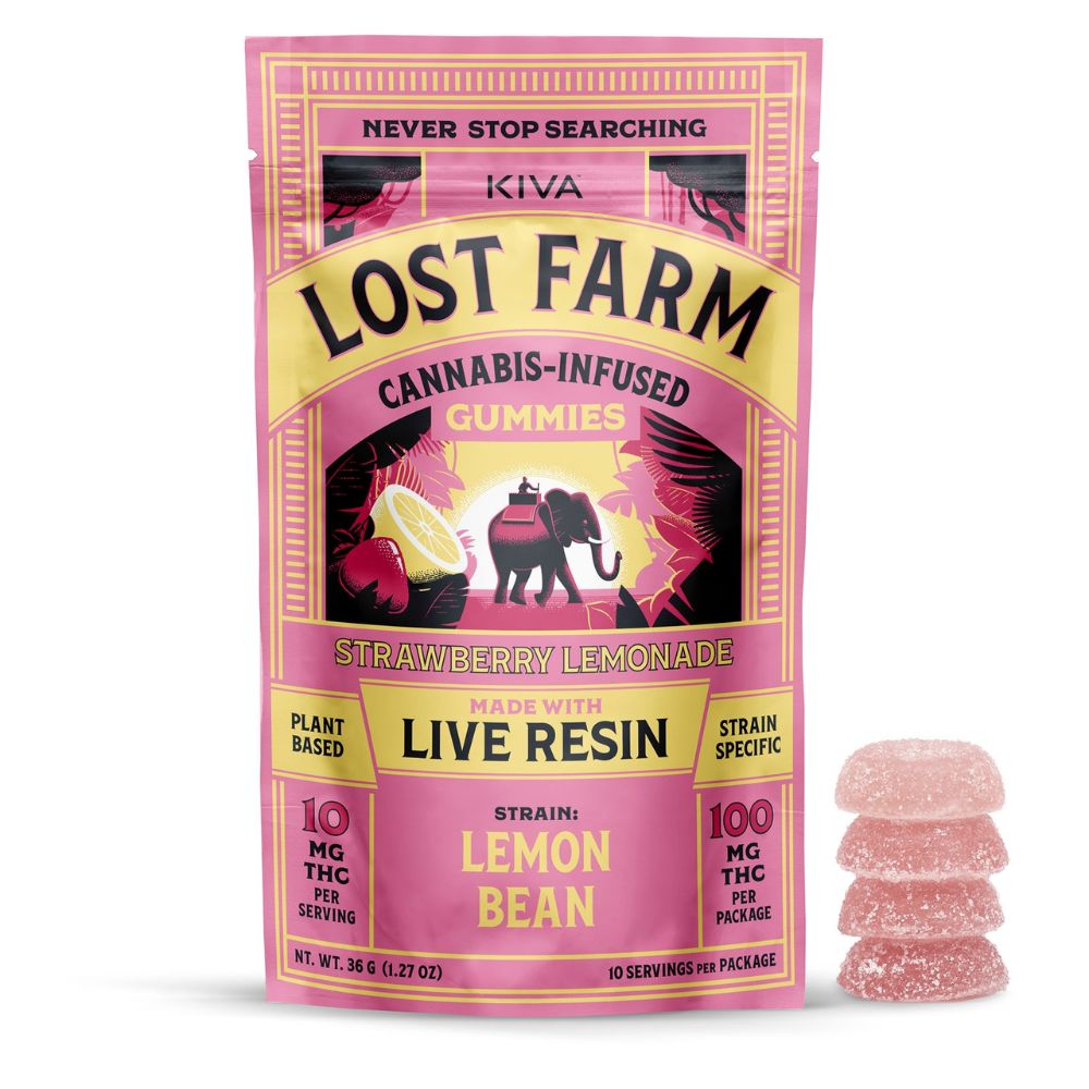 lemon og haze x strawberry lemonade | live resin gummies | 100mg | comm ave canna Lemon OG Haze x Strawberry Lemonade | Live Resin Gummies | 100mg