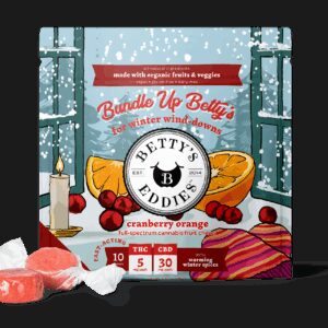 cranberry orange | bundle up | fruit chews | 50mg | comm ave canna Cranberry Orange | Bundle Up | Fruit Chews | 50mg
