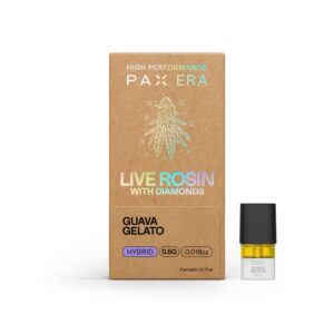 guava gelato | live rosin pod | 0.5g | comm ave canna Guava Gelato | Live Rosin Pod | 0.5g