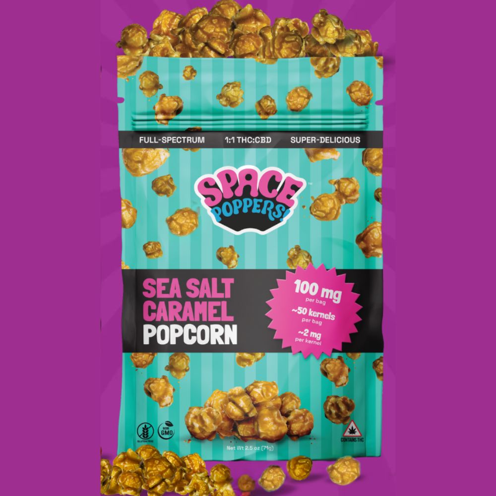 Sea Salt Caramel 1:1 THC:CBD | Popcorn | 100mg