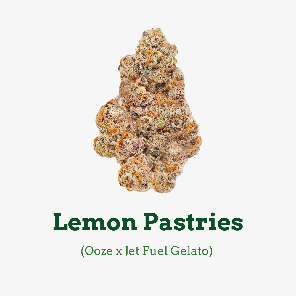 Lemon Pastries | Flower | 28G