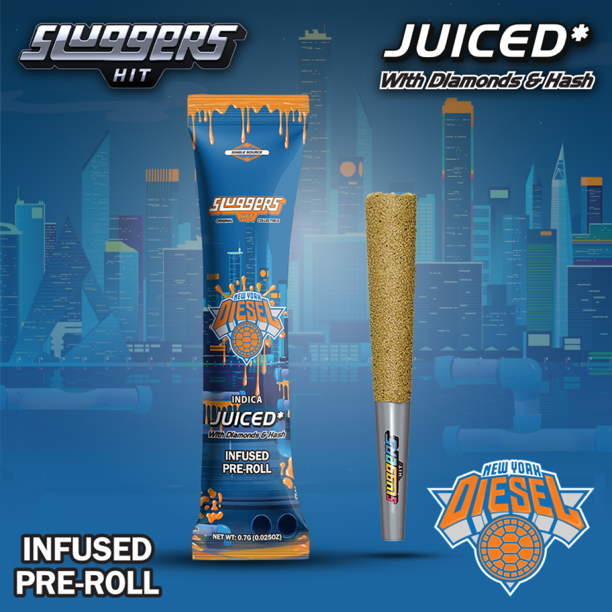 NYC Diesel (S) | Triple-Infused Joint | .7g