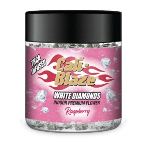 Raspberry (I) | White Diamonds Infused Flower | 3.5g