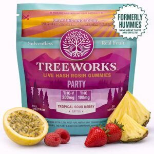arty Tropical Sour Berry SATIVA | Hash Rosin Gummies | 100mg