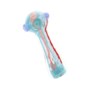 3.75" Solid Frit Glass Spoon Pipe
