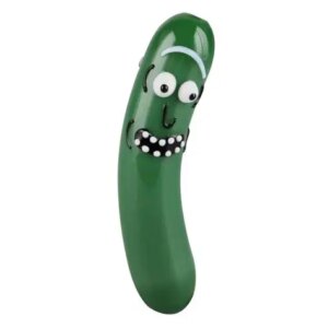 4.5" Richard The Pickle Glass Hand Pipe