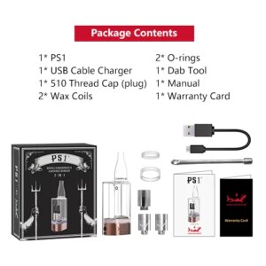 PS1 Double Concentrate & Cartridge Bubbler