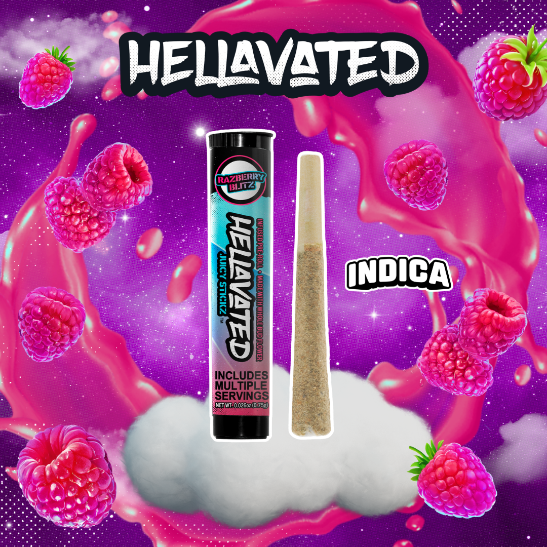 Razberry Blitz | Infused Pre-Roll | 0.75g