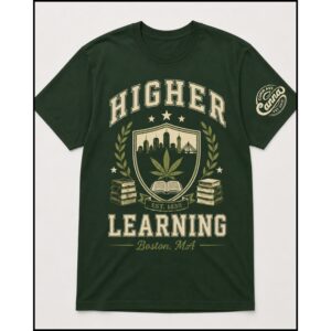 Higher Learning T-Shirt | Dark Green | XL