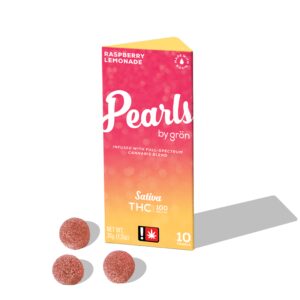 Raspberry Lemonade (SATIVA) | Pearl Gummies 10ct | 100mg