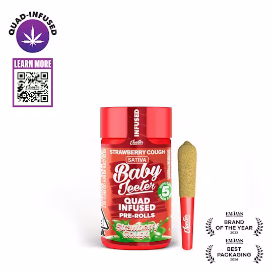 Strawberry Cough (S) | Infused Pre-Roll 5pk | 2.5g