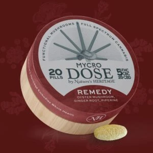 MycroDose Remedy 4:1:1 CBD:CBC:THC | Swallowable Tablets | 100mg