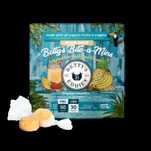 Tropical Smoothie 6:1 CBD | Betty's Bite-A-Min | Fruit Chews | 50mg