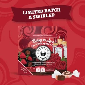 Strawberry Chocolate Swirl | Berry in Love Betty's | Fruit Chews | 50mg